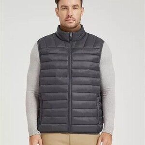 Hawke & Co Ultra Light Gray Down Puffer Vest Size XXL